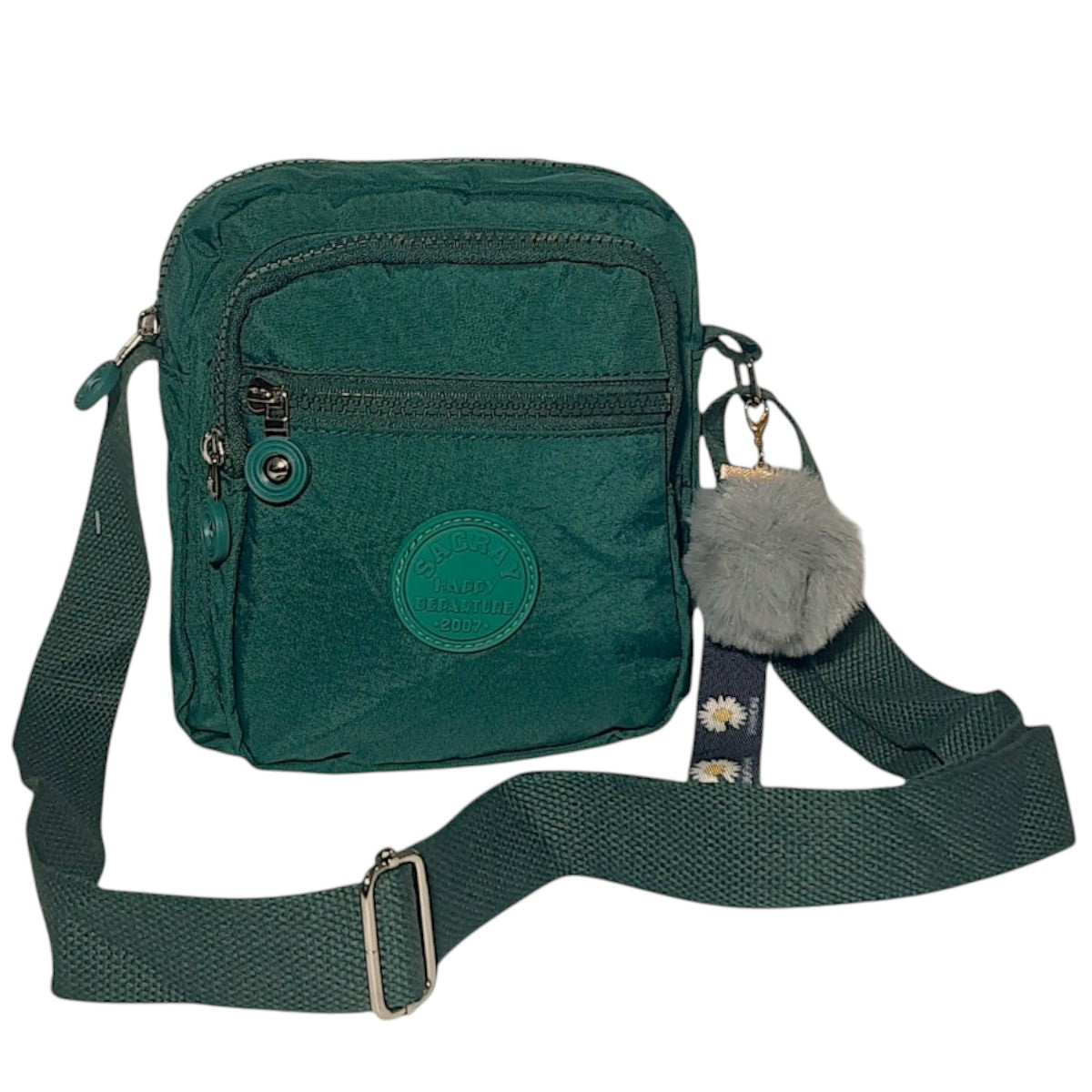 Bolsa Tiracolo C/ Chaveiro Pompom - Chalex