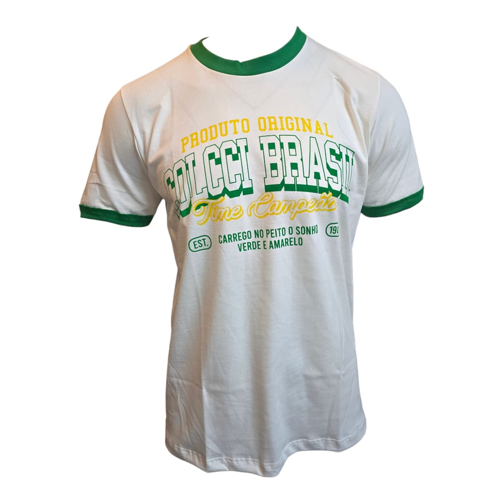 Camiseta Colcci Brasil 100% Algodão Original Masculina Premium