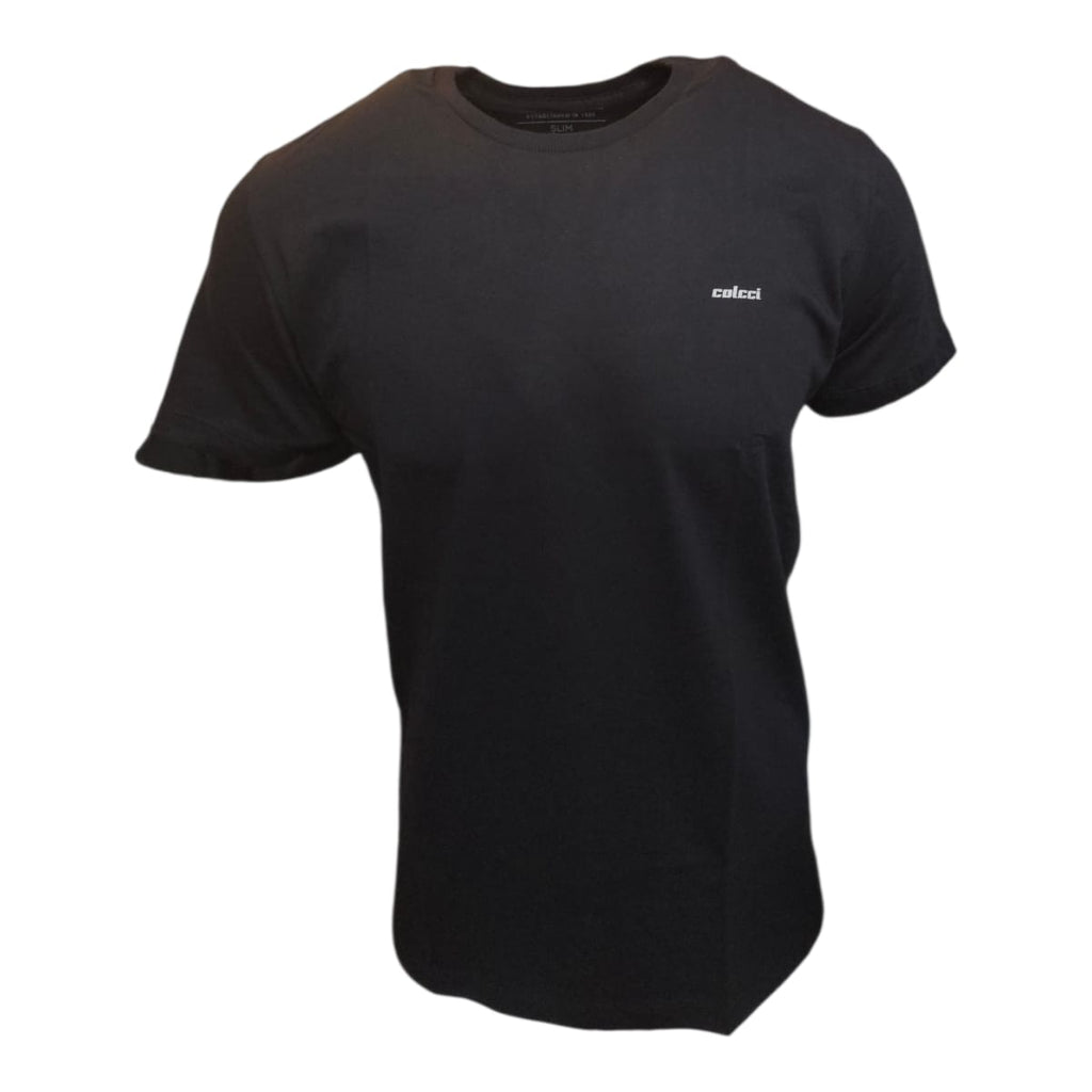 Camiseta Colcci Slim Logo Minimalista Original