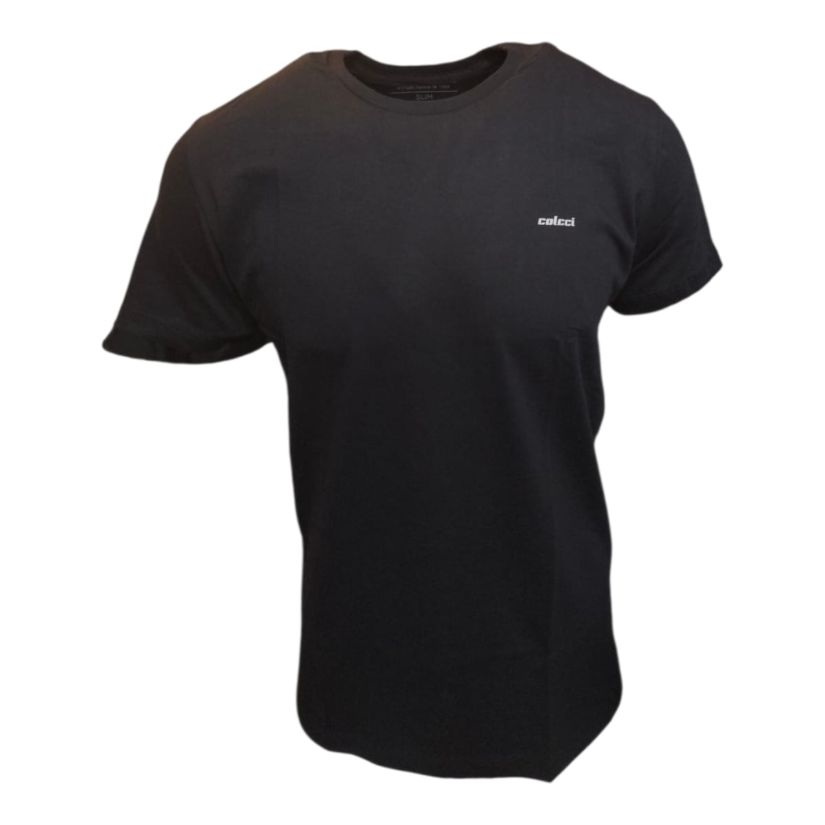 Camiseta Colcci Slim Logo Minimalista Original