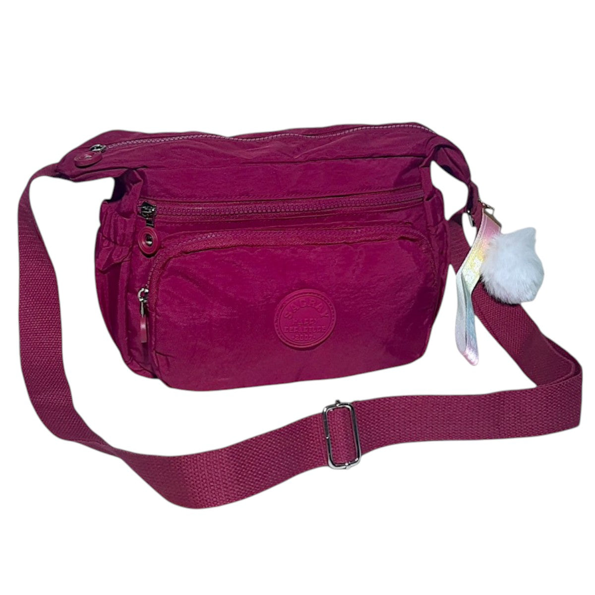 Bolsa Transversal C/ Chaveiro Pompom - Chalex