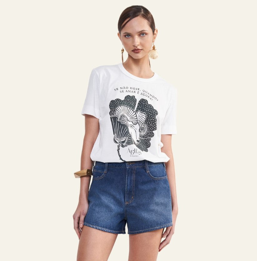 Camiseta Feminina Colcci -Signos