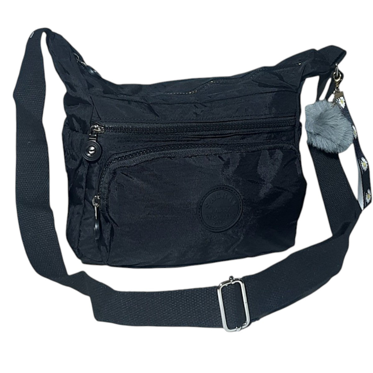 Bolsa Transversal C/ Chaveiro Pompom - Chalex