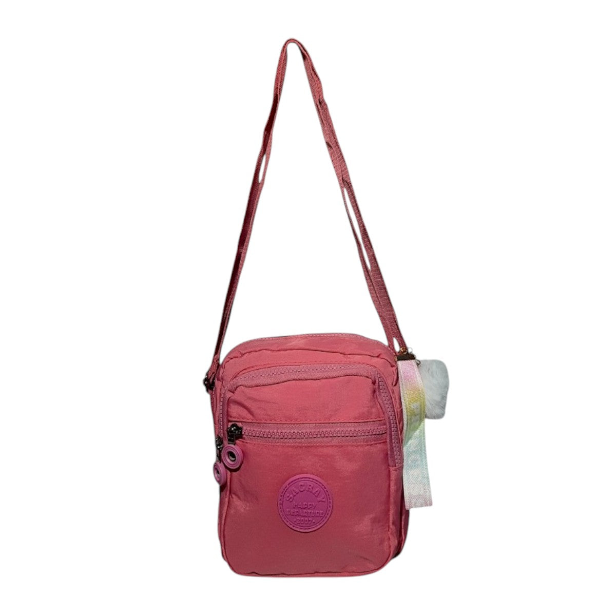 Bolsa Tiracolo C/ Chaveiro Pompom - Chalex