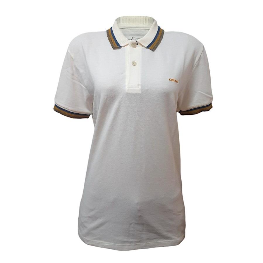 Camisa Polo Retilínea Listras Manga Curta Colcci