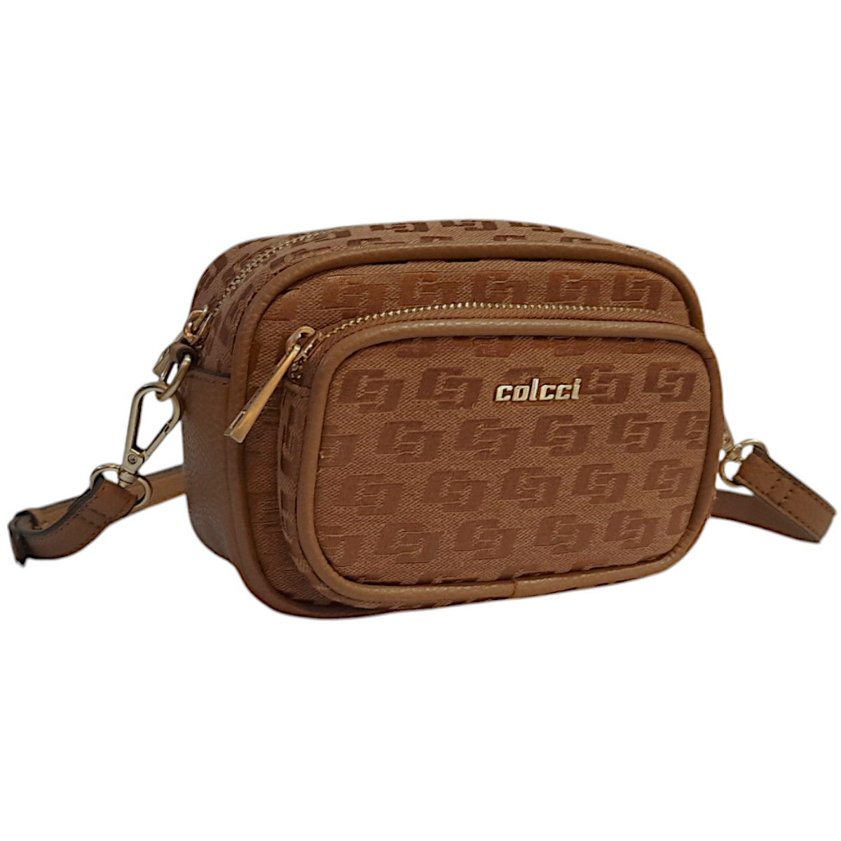 Bolsa Colcci Câmera Bag Jacquard Monograma