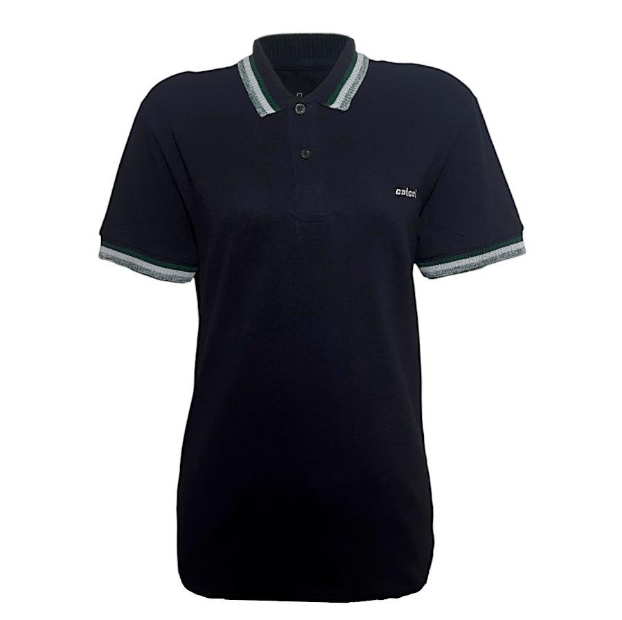 Camisa Polo Retilínea Listras Manga Curta Colcci