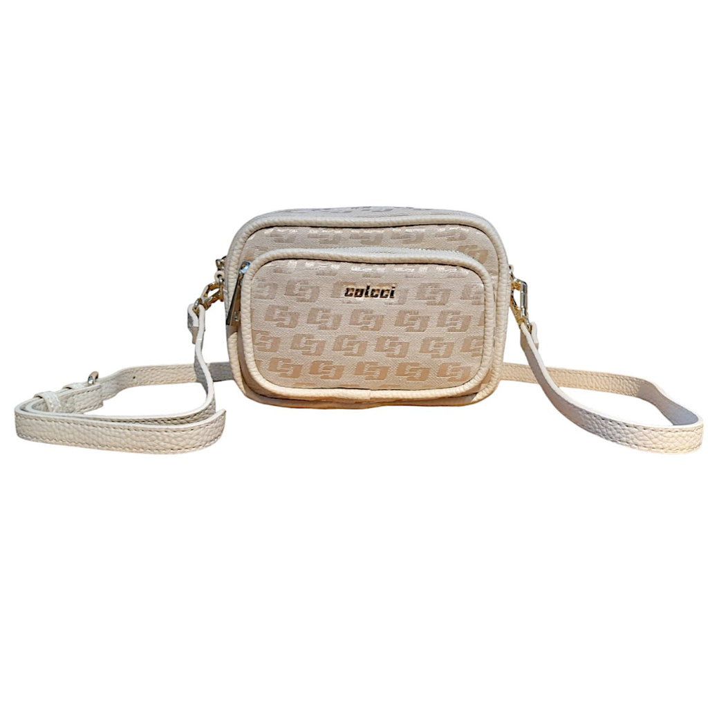 Bolsa Colcci Câmera Bag Jacquard Monograma