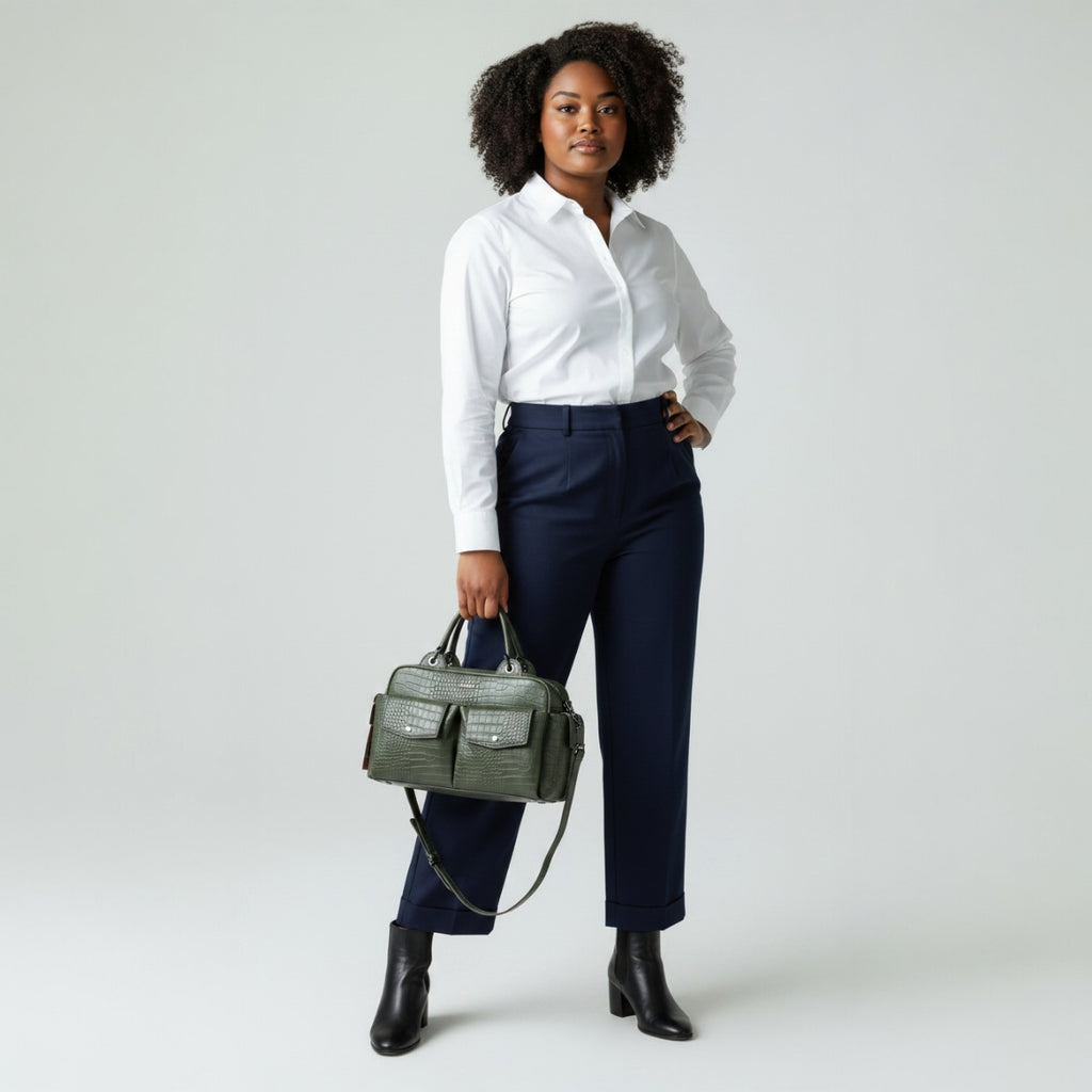 Bolsa Feminina Colcci Croco Premium