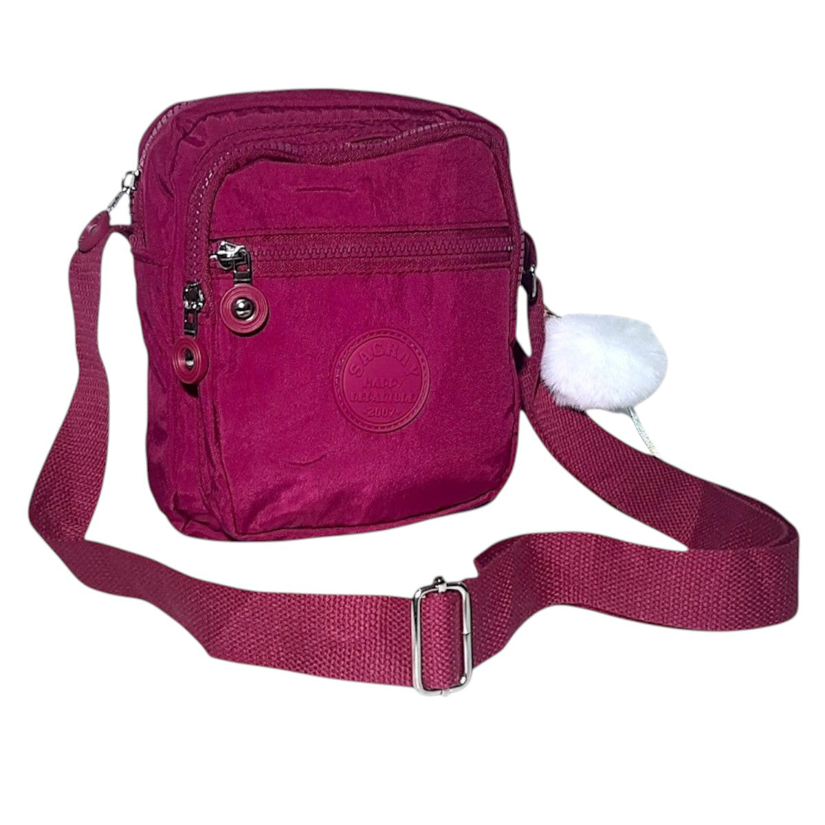 Bolsa Tiracolo C/ Chaveiro Pompom - Chalex