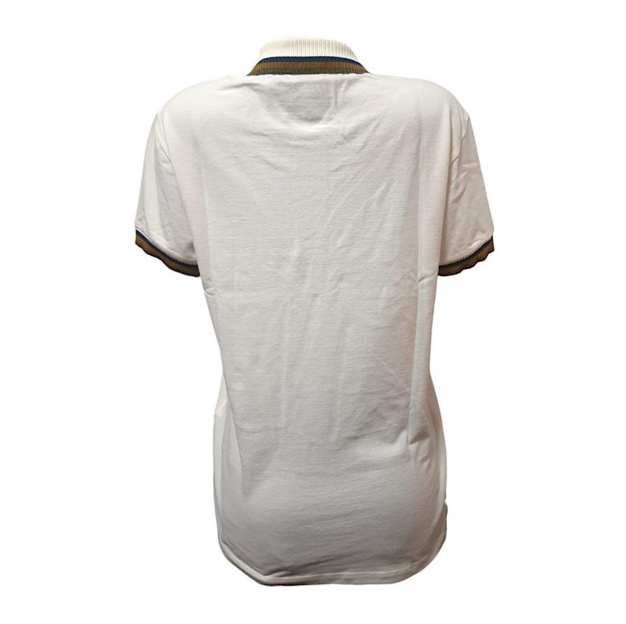 Camisa Polo Retilínea Listras Manga Curta Colcci