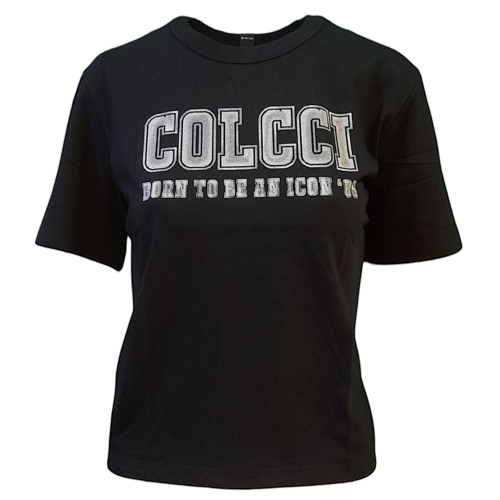 Camiseta Feminina Colcci Manga Curta Com Estampa