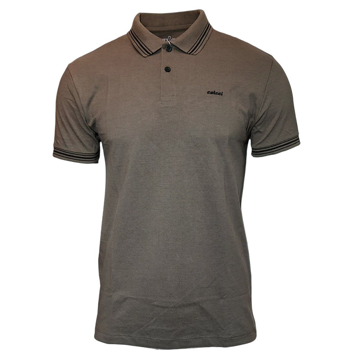 Camisa Polo Masculina Com Detalhe Em Listras