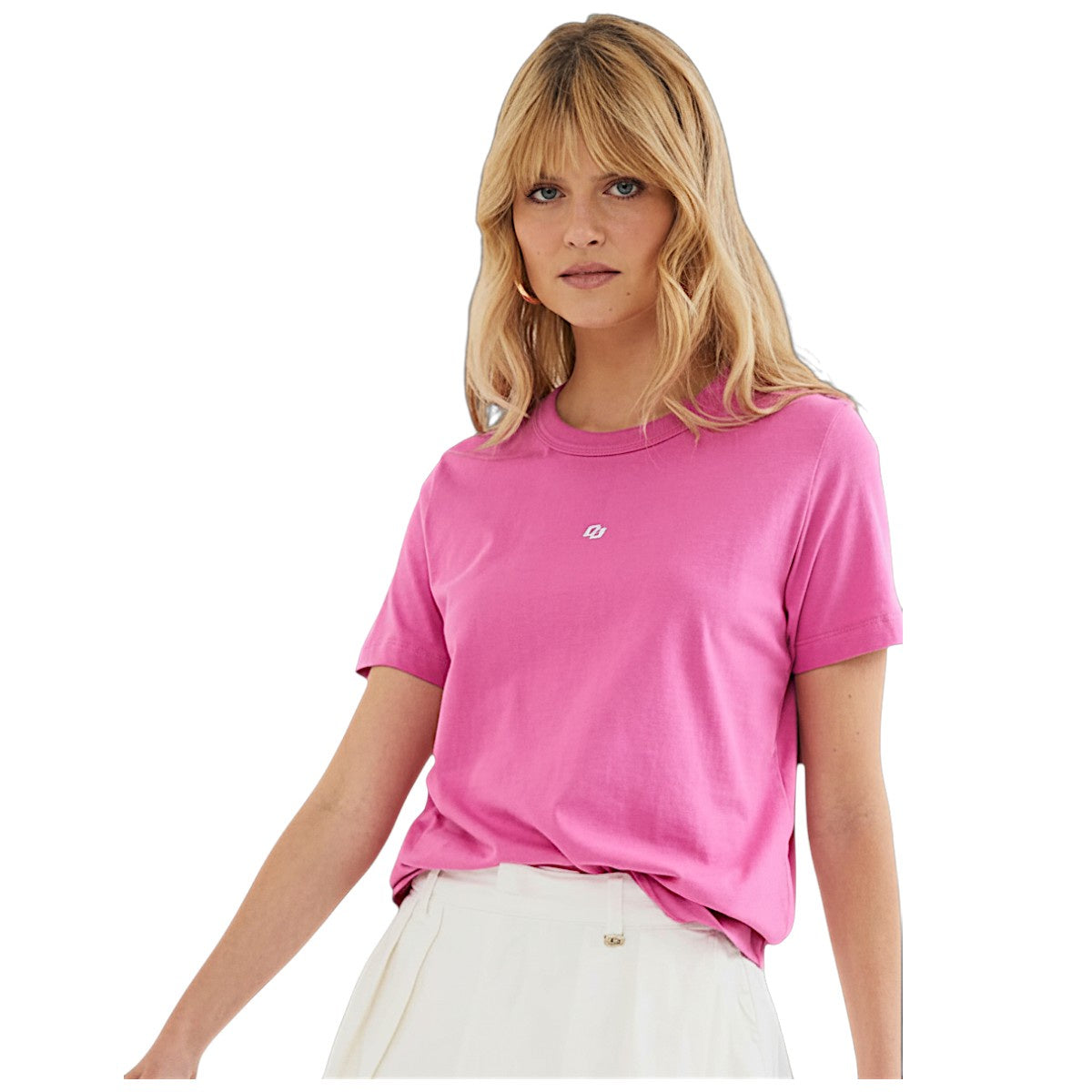 Camiseta Feminina Colcci Comfy Com Logo Minimalista
