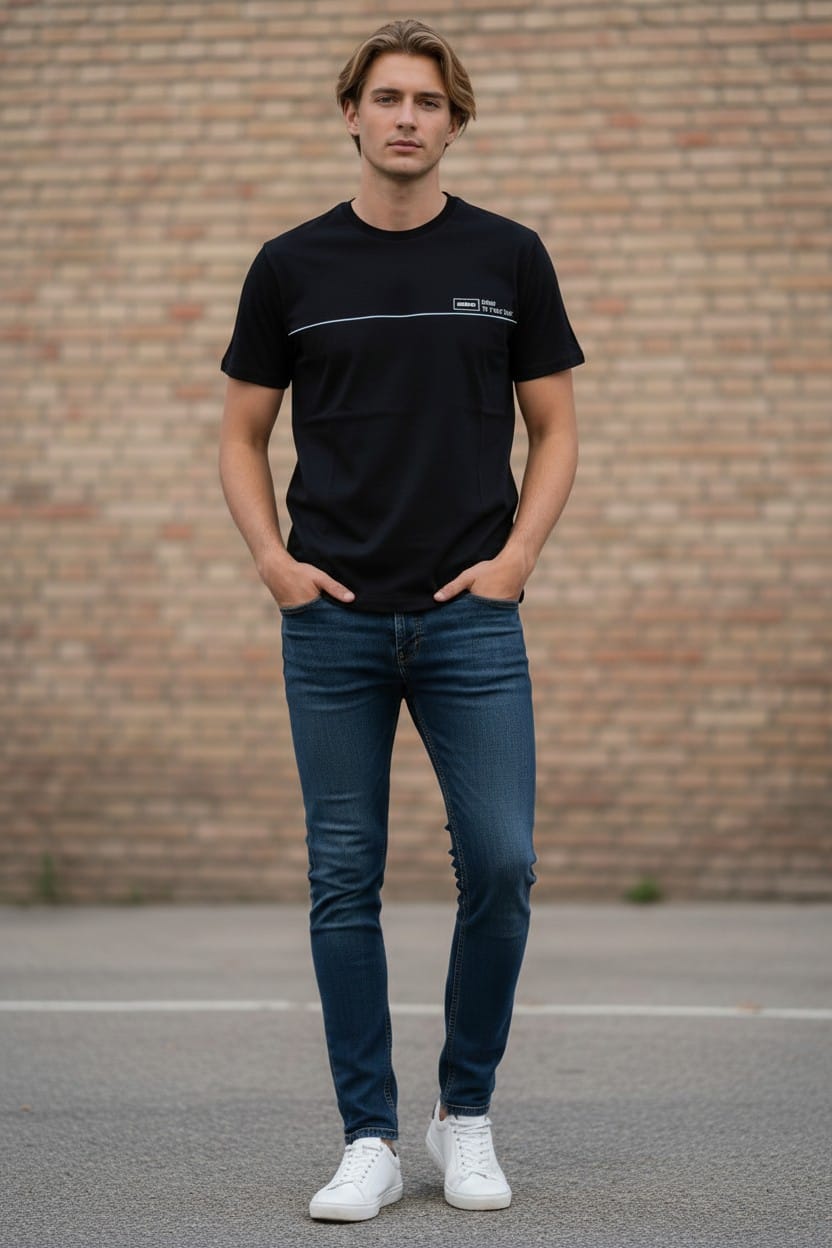 Camiseta Colcci  Logo Denim Original